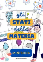 anteprima - Materiale di supporto/inclusione - Gli stati della materia: solido, liquido, gassoso - Pagina di copertina