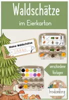 Vorschau - Anderer Materialtyp - Der Wald - Waldschätze im Eierkarton - Waldausflug - Deckblatt