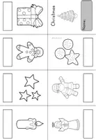 Vorschau - Arbeitsblätter - Christmas Weihnachten Faltbuch Minibook - Englisch - Seite 2