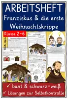 Vorschau - Arbeitsblätter - Franziskus und die erste Weihnachtskrippe Grundschule MATERIALPAKET - Seite 1