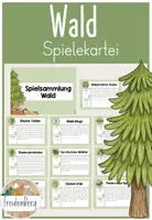 Vorschau - Spiele - Der Wald - Spiele - Spielesammlung - Deckblatt