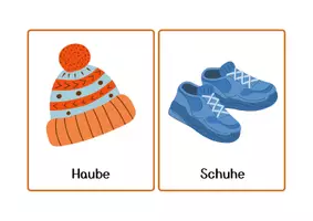 Vorschau - Präsentationen/Tafelbilder - Kleidung Flash Cards - Seite 2