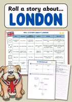 Vorschau - Arbeitsblätter - Roll a Story About LONDON – Creative Writing (2-fach differenziert) - Deckblatt