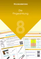 Vorschau - Stundenentwürfe - Holzverbindungen - Fingerzinkung - Deckblatt