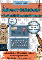 Vorschau - Spiele - Advent Calendar - Crime Story - Christmas - Deckblatt