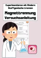 Vorschau - Arbeitsblätter - Experiment: Stoffgemische trennen - Magnettrennung - Deckblatt