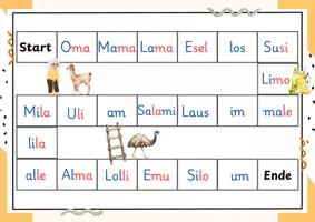 Vorschau - Spiele - Acht Lesespiele für Klasse 1 (Karibu) - Seite 1