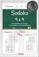 Vorschau - Arbeitsblätter - Sudoku 9x9 - Deckblatt