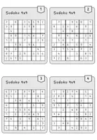 Vorschau - Stationenlernen - Sudoku 9x9 Aufgabenkarten - Seite 2