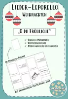 Vorschau - Arbeitsblätter - O du Fröhliche - Ein Weihnachtslied-Leporello (Minibuch) - Deckblatt
