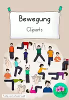 Vorschau - selbst erstellte Cliparts/Grafiken - Cliparts Bewegung - bring Schwung in den Unterricht - Deckblatt