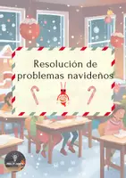 Vista previa - Refuerzo / NEE / Materiales de apoyo - Resolución de problemas navideños - Portada
