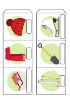 Vorschau - Arbeitsblätter - Leporello/Faltbuch Thema Winter (Klasse 1 und 2) - Seite 3