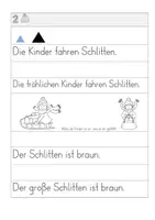 Vorschau - Arbeitsblätter - Wortarten bestimmen nach Montessori. Treppensätze Winter - Seite 3