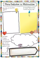 Vorschau - Arbeitsblätter - Weihnachten Grundschule / Arbeitsblatt zur Reflexion - Seite 3