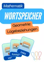 Vorschau - Anderer Materialtyp - Wortspeicher Mathematik Geometrie Lagebeziehungen - Deckblatt