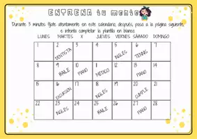 Vista previa - Hojas de trabajo - ⭐️💟RECURSO ENTRENA TU MENTE💟⭐️ - página 2
