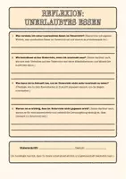 Vorschau - Arbeitsblätter - Abschreibtext Unerlaubtes Essen im Unterricht inklusive Reflexion - Seite 3