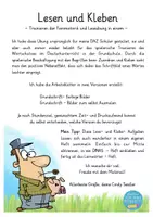 Vista previa - Hojas de trabajo - BAUERNHOF Lesen und Kleben Deutsch / Alemán - página 1