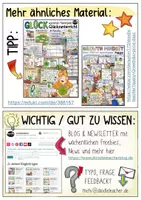 Vorschau - Arbeitsblätter - Glücksbaum basteln - Reflexion Glück / Glücksunterricht - Seite 1