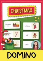 Vista previa - Juegos / Gamificación - Christmas - juego de dominó para clases de inglés - Portada