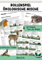 Vorschau - Arbeitsblätter - Rollenspiel Ökologische Nische Biotische Faktoren - Deckblatt