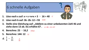 Vorschau - Arbeitsblätter - Sachsituationen mit Gleichungen lösen - Seite 1