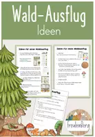 Vorschau - Anderer Materialtyp - Ausflug in den Wald - Ideen - Deckblatt