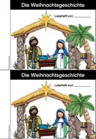 Vorschau - Text - Die Weihnachtsgeschichte - Leseheft - Seite 1