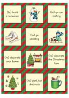 anteprima - Flashcard - Christmas Activities matching pairs game / Gioco di memoria (inglese) - Pagina 2