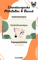 Vorschau - Stundenentwürfe - Gedichtsanalyse inkl Lösungen - Teil 7 - Literaturepoche Mittelalter & Barock - Deutsch - Deckblatt