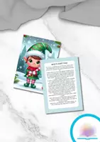 anteprima - Testo - Storia di Natale in stampatello maiuscolo - Pagina di copertina