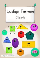 Vorschau - selbst erstellte Cliparts/Grafiken - Lustige Formen Cliparts - Perfekt für deine Materialien - Deckblatt