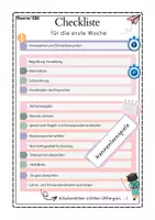 Vorschau - Merkblätter - Classroom Management - Erste Schulwoche | Checkliste - Seite 1