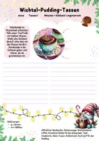 Vorschau - Unterrichtsreihen - Wichtelrezept: Wichtel-Pudding-Tassen | Vegetarisches Weihnachtsdessert | Hauswirtschaft Klasse 5–9 - Seite 1