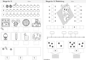 Vorschau - Unterrichtsreihen - Zahlenraum 10 & 20 – Mathematik Klasse 1 Komplettpaket | Mega Sparpaket Grundschule - Seite 3