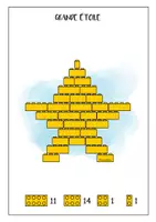 Aperçu - Apprentissages en autonomie - ✨ Atelier Étoiles ✨ espace ✨ thème noël ✨ Lego® - Page 1