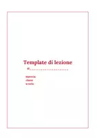 anteprima - Altro tipo di materiale - ✨ Organizza le tue lezioni con un template efficace e versatile! ✨ - Pagina di copertina