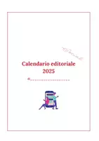 anteprima - Altro tipo di materiale - ✨ Calendario editoriale 2025 per i social! ✨ - Pagina di copertina