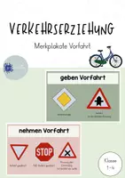 Vorschau - Merkblätter - Merkplakate Vorfahrtsschilder - Deckblatt