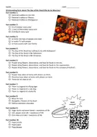 Vorschau - Arbeitsblätter - 10 interesting facts about The Day of the Dead - Deckblatt
