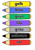 Vorschau - Spiele - Farben Tafelbilder/ Memory/ Ausmalvorlage - Deckblatt