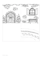 Vorschau - Mal- und Bastelvorlagen - Falthaus - Wichtelhaus - Seite 1