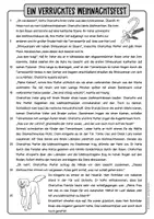Vorschau - Arbeitsblätter - Lesehäppchen / Lesetext mit Fragen / VERA-Vorbereitung - Ein verrücktes Weihnachtsfest (Klasse 3/4) - Seite 2