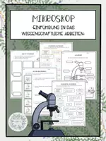 Vorschau - Arbeitsblätter - Mikroskop (AB mit Lösungen) - Deckblatt