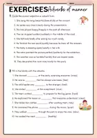 Vorschau - Arbeitsblätter - Grammatikeinführung und Übungen Adverbs of manner - Seite 3
