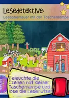 Vorschau - Arbeitsblätter - Deutsch: Lesedetektive Auf dem Bauernhof - Lesemotivation - Deckblatt