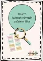 Vorschau - Stundenentwürfe - Rechtschreibregeln auf einen Blick - Deckblatt