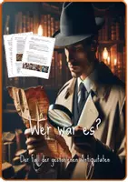 Vorschau - Spiele - Wer war es? | Kriminalgeschichten | Der Fall der gestohlenen Antiquitäten - Deckblatt