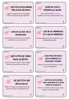 Vista previa - Refuerzo / NEE / Materiales de apoyo - TARJETAS DE REFLEXIÓN _ Mentalidad de Crecimiento - página 3